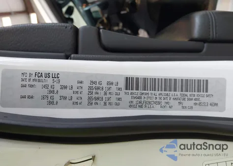 2019 Jeep Grand Cherokee Limited 4X4 из США, поврежденный, VIN 1C4RJFBG9KC745901